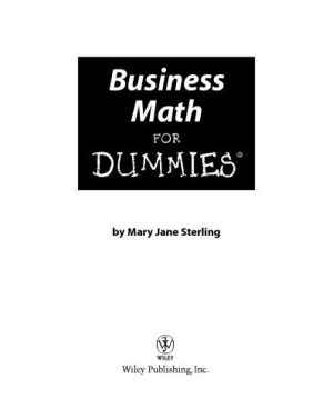 دانلود کتاب Business Math for Dummies