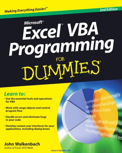دانلود کتاب Excel VBA Programming For Dummies 2nd Edition
