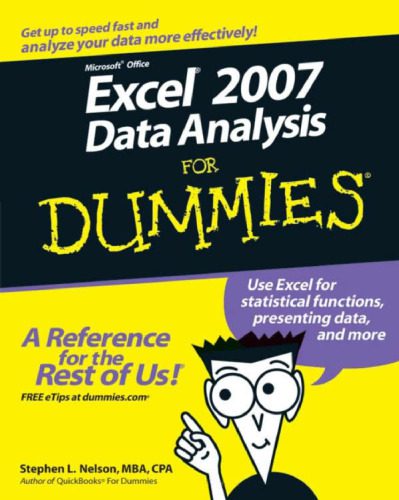 دانلود کتاب Microsoft Office Excel 2007 data analysis for dummies