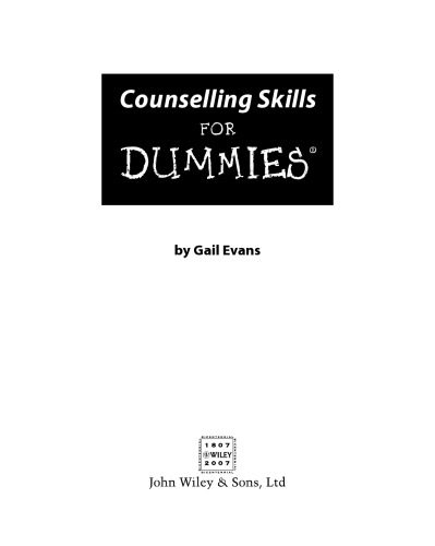 دانلود کتاب Counselling Skills For Dummies (For Dummies