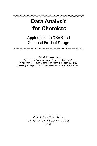 دانلود کتاب Data Analysis for Chemists