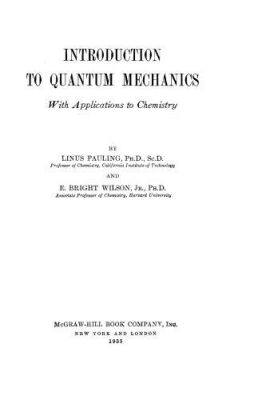 دانلود کتاب Introduction to Quantum Mechanics with Applications Chemistry