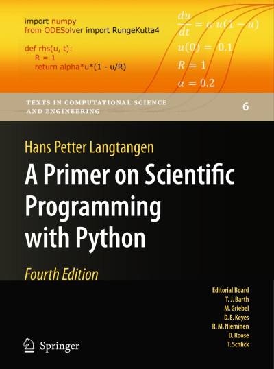 دانلود کتاب A Primer on Scientific Programming with Python (Texts in Computational Science and Engineering