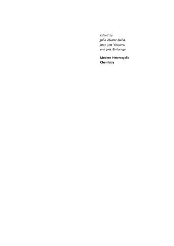 دانلود کتاب Modern Heterocyclic Chemistry