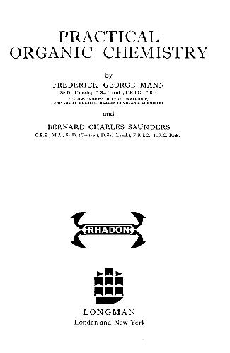 دانلود کتاب Practical Organic Chemistry