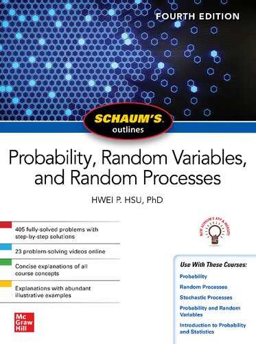 دانلود کتاب Schaum’s Outline of Probability, Random Variables, and Processes