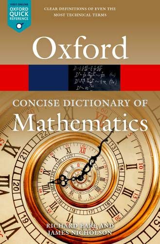 دانلود کتاب The Concise Oxford Dictionary of Mathematics