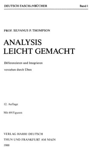 دانلود کتاب Analysis leicht gemacht