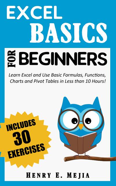 دانلود کتاب EXCEL BASICS FOR BEGINNERS: Learn and Use Basic Formulas, Functions, Charts Pivot Tables in Less Than 10 Hours