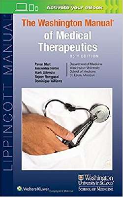 دانلود کتاب The Washington Manual of Medicine Therapeutics