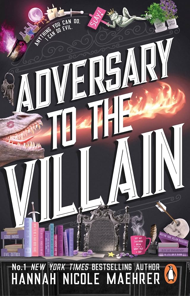کتاب Adversary to the Villain (دشمن شرور) اثر هانا نیکول مِرر | جلد چهارم مجموعه Assistant to the Villain | نسخه PDF انگلیسی