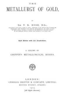 دانلود کتاب The metallurgy of gold