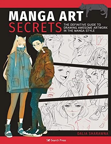 دانلود نسخه کامل کتاب زبان اصلی Manga Art Secrets: The definitive guide to drawing awesome artwork in the manga style [Print Replica] Kindle Edition