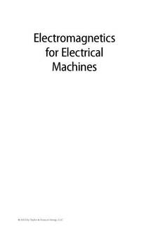 دانلود کتاب Electromagnetics for electrical machines