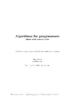 دانلود کتاب Algorithms for programmers ideas and source code
