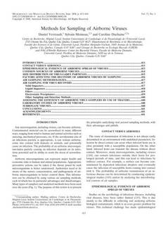 دانلود کتاب Methods for Sampling of Airborne Viruses