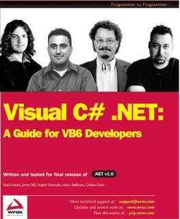دانلود کتاب Visual C# .NET: A Guide for VB6 Developers