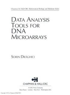 دانلود کتاب Data Analysis Tools for DNA Microarrays