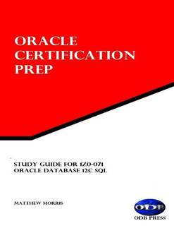 دانلود کتاب Study Guide for 1Z0-071: Oracle Database 12c SQL: Certification Prep