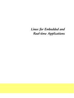 دانلود کتاب Linux for Embedded and Real-Time Applications (Embedded Technology)