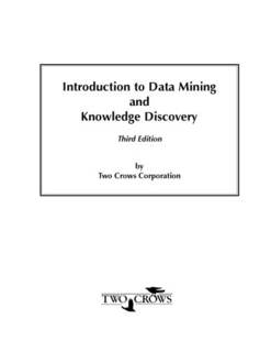 دانلود کتاب Introduction to data mining and knowledge discovery