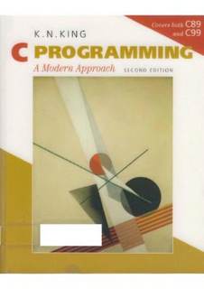 دانلود کتاب C Programming A Modern Approach