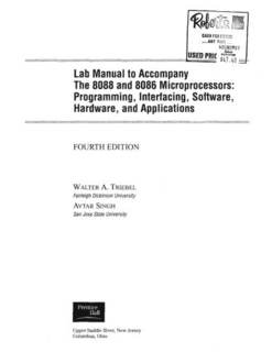 دانلود کتاب The Lab Manual for 8088 and 8086 Microprocessors: Programming, Interfacing, Software, Hardware, Applications, 4th edition