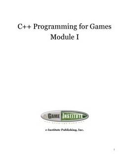 دانلود کتاب C++ Programming for Games, Module I (Textbook)