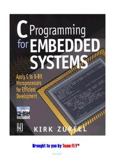 دانلود کتاب C programming for embedded systems