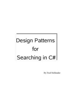 دانلود کتاب Design Patterns for Searching in C