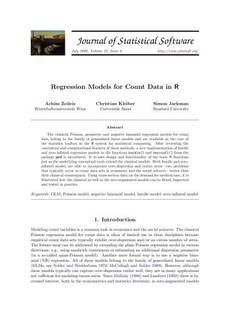 دانلود کتاب Regression Models for Count Data in R + Code