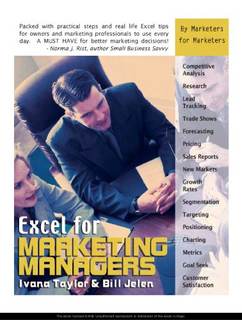 دانلود کتاب Excel for Marketing Managers