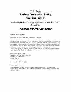 دانلود کتاب Wireless Penetration Testing with Kali Linux
