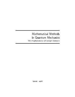 دانلود کتاب Mathematical Methods in Quantum Mechanics