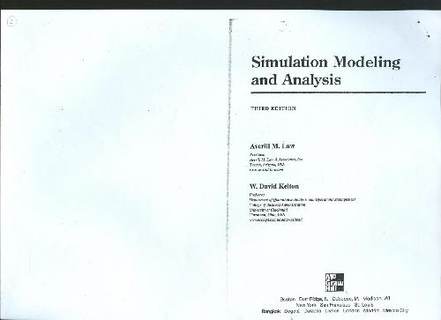 دانلود کتاب Simulation Modeling and Analysis