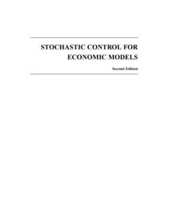 دانلود کتاب Stochastic Control for Econometric Models