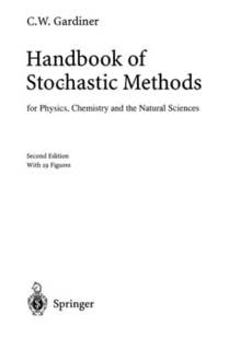 دانلود کتاب Handbook of stochastic methods