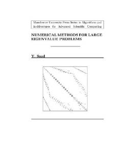 دانلود کتاب Numerical Methods for Large Eigenvalue Problems