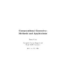 دانلود کتاب Computational geometry: methods and applications