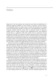 دانلود کتاب Regression: Models, Methods and Applications