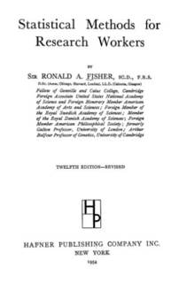دانلود کتاب Statistical methods for research workers