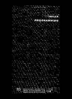 دانلود کتاب Linear Programming