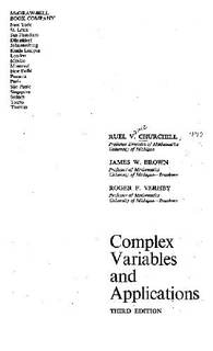 دانلود کتاب Complex variables and applications