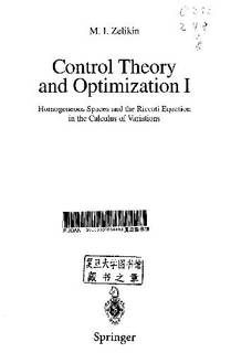 دانلود کتاب Control Theory and Optimization