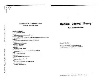دانلود کتاب Optimal Control Theory
