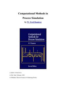 دانلود کتاب Computational methods for process simulation