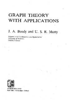 دانلود کتاب Graph Theory With Applications