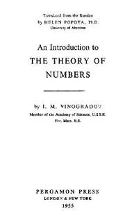 دانلود کتاب An introduction to the theory of numbers