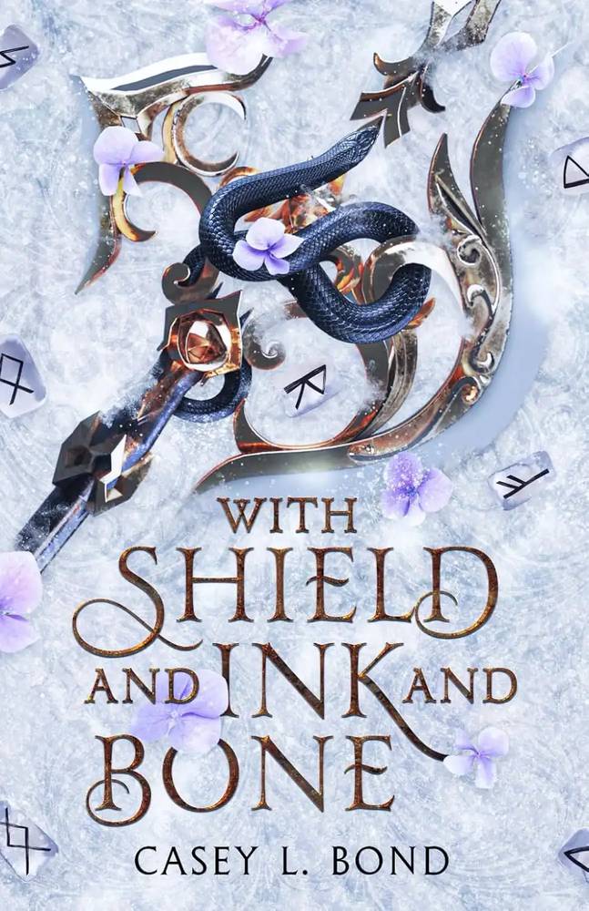 کتاب با سپر و جوهر و استخوان (With Shield and Ink and Bone) نسخه انگلیسی PDF | کیسی ال. باند