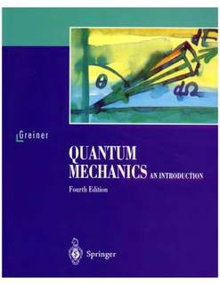 دانلود کتاب Quantum Mechanics An Introduction